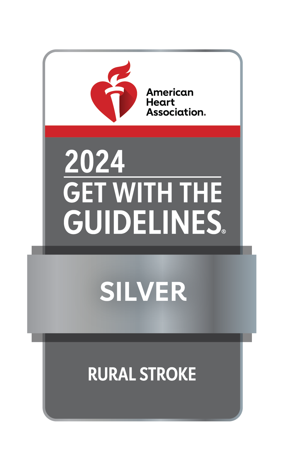 American Heart Assoc Badge Rural Stroke Care