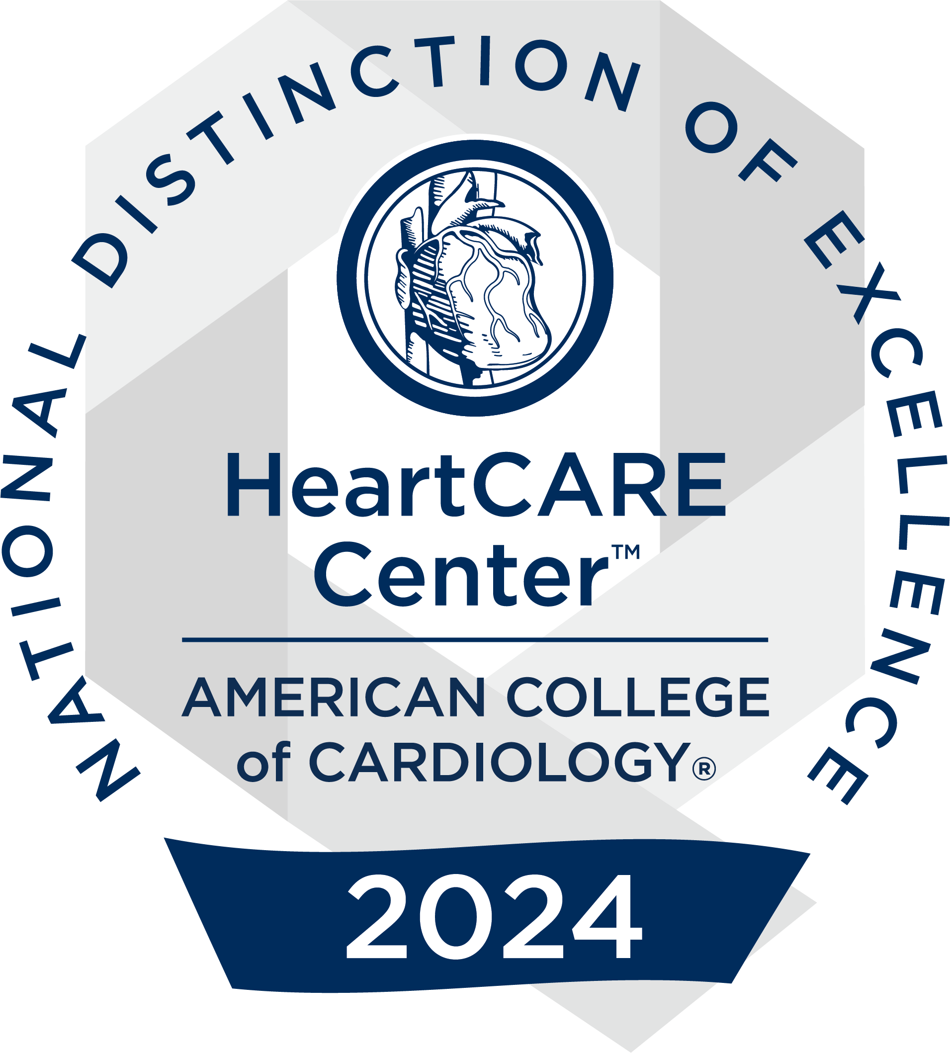 American College of Cardiology HeartCARE Center Badge