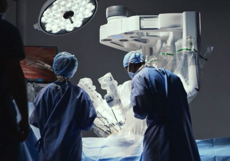 Surgeons in operating room